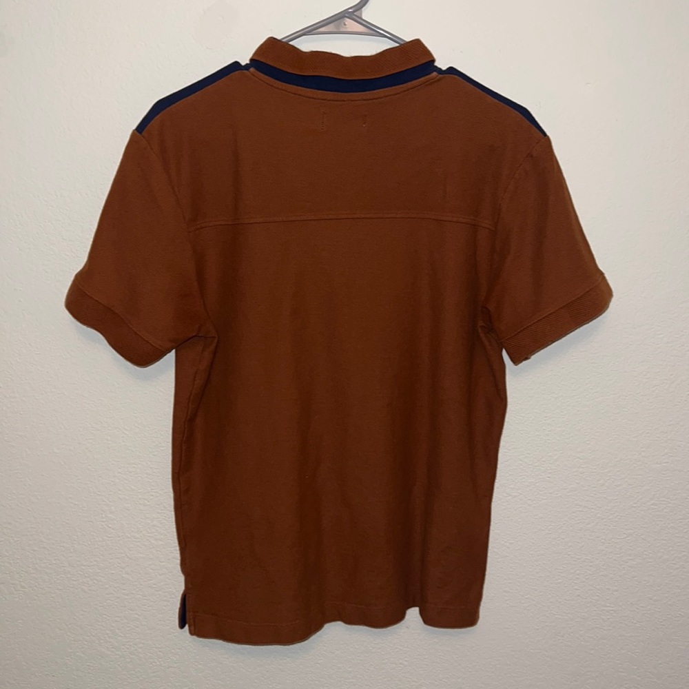 Top man quarter zip v-neck mens shirt - Picture 3 of 4